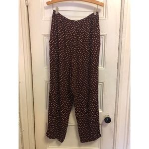 Vintage tapered pull drapey pant Sz L